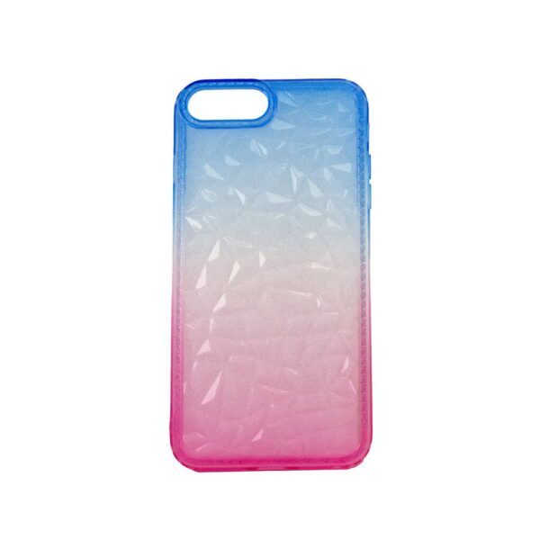 TPU MOD04 DIAM 2 COL IP 7 PLUS / 8 PLUS - AZUL / FUCSIA - XAEA
