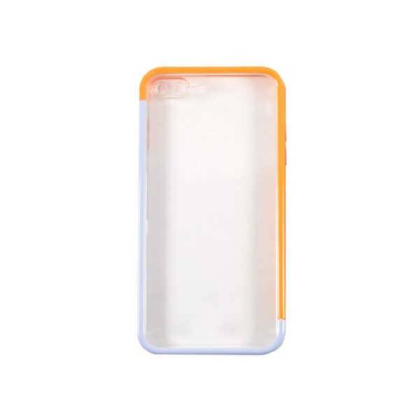 TPU MOD03 2 COL IP 13 PRO MAX - NARANJA  / CELESTE - XAEA