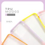 TPU MOD03 2 COL IP 7 / 8 - NARANJA  / CELESTE - XAEA - Imagen 3