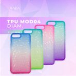 TPU MOD04 DIAM 2 COL IP 7 PLUS / 8 PLUS - AZUL / FUCSIA - XAEA - Imagen 3