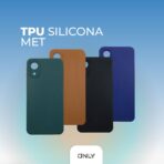 TPU SILICONA MET SAM A03S BROWN - ONLY - Imagen 3