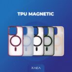 TPU MAGNETIC IP 13 PRO MAX LIGHT BLUE - XAEA - Imagen 3