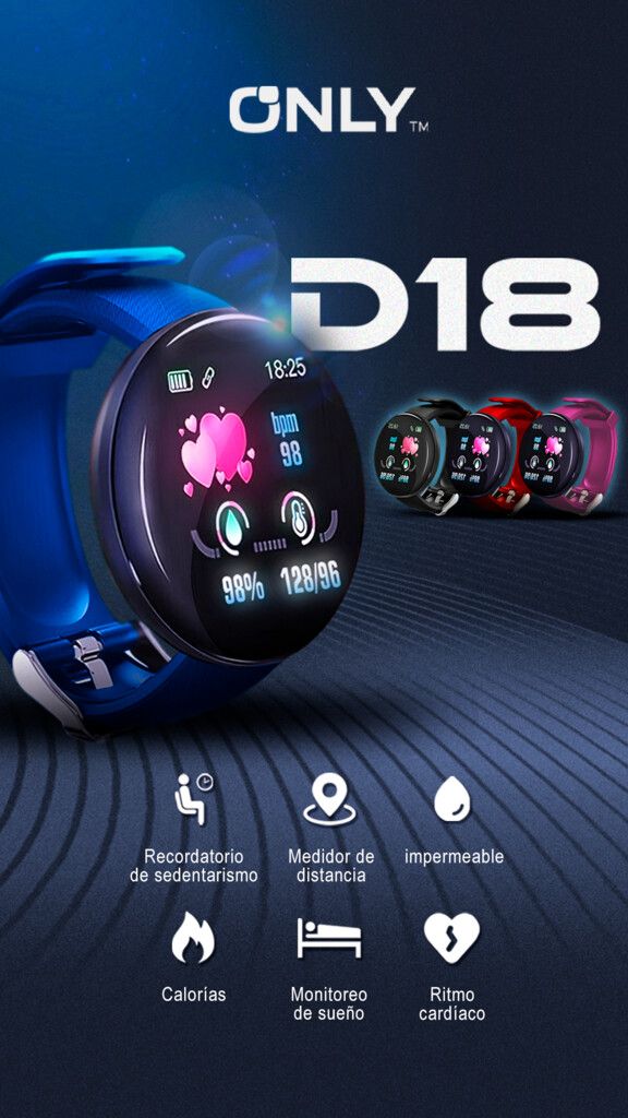 SMART WATCH MODS-D18S - ST - VIOLETA SMART WATCH MODS-D18S - ST - VIOLETA - Imagen 3