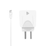 CARGADOR 220V MODL-040 - 2,1A - 1USB + CABLE V8 - LETS - BLANCO
