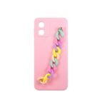 TPU MOD523 SILICONE CADENA - SAM A04S - ONLY - ROSA