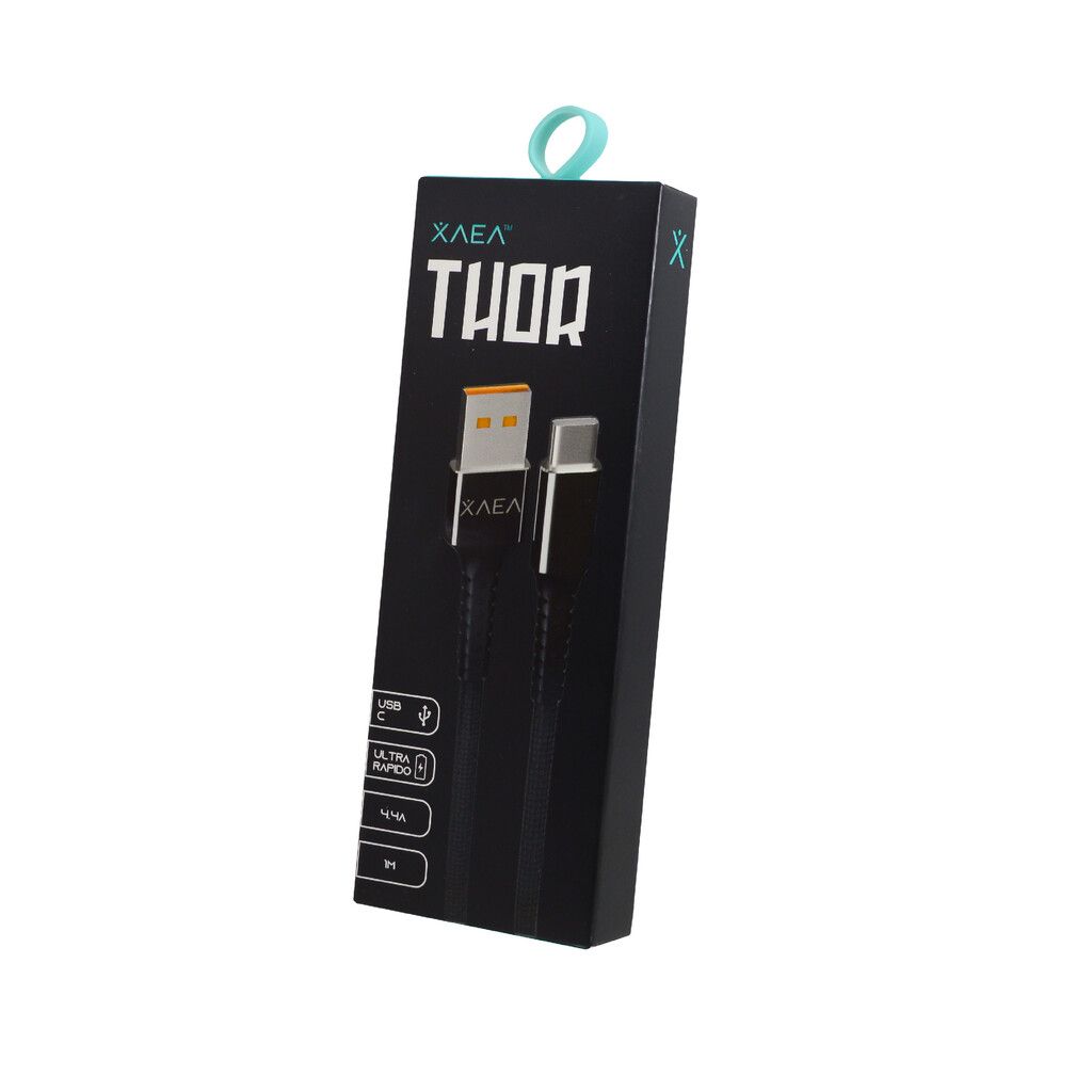 CABLE USB MODX-026 THOR TIPO C - XAEA - NEGRO CABLE USB MODX-026 THOR TIPO C - XAEA - NEGRO - Imagen 1