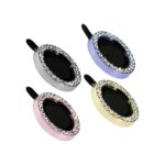 PROTECTOR DE CAMARA - MODO-005 STRASS - IPH 11 / 12 / 12 MINI - ONLY - PLATA - Imagen 2