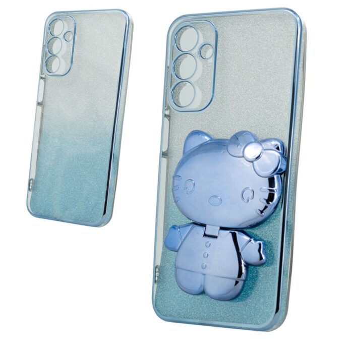 TPU MOD556 BRILLO KITTY - SAM A13 4G - ONLY - CELESTE