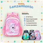 MOCHILA INFANTIL UNICORNIO MODS-1116 - ST - ROSA - Imagen 3
