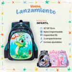MOCHILA INFANTIL DINOSAURIO MODS-1116 - ST - AZUL - Imagen 3