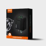CARGADOR 220V MODO-006 - 2USB + CABLE TIPO C - ONLY PREMIUM - NEGRO