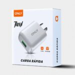 ADAPTADOR-CARGADOR 220V MODO-018 4.8A - RUSH - 1USB - ONLY - BLANCO
