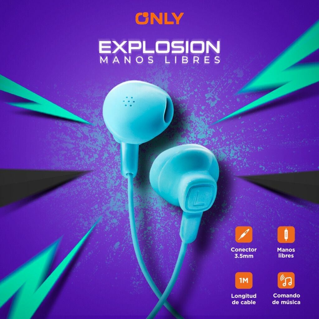 MANOS LIBRES MODO-654 EXPLOSION 1 - ONLY - BLANCO MANOS LIBRES MODO-654 EXPLOSION 1 - ONLY - BLANCO - Imagen 3