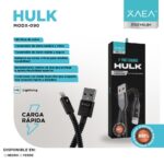 CABLE USB MODX-090 HULK LIGHTNING - XAEA - VERDE - Imagen 4