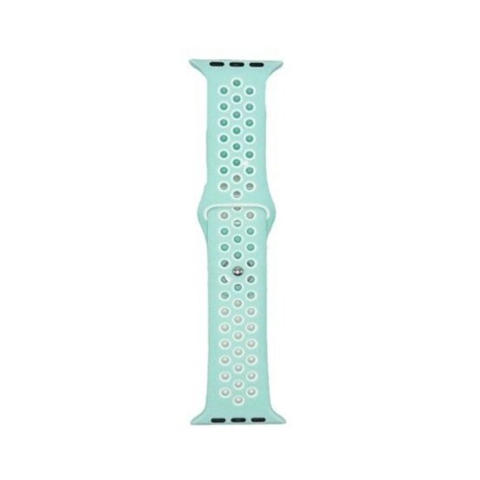 MALLA RELOJ MODS-764 SILICONA BICOLOR 38 - ST - CELESTE