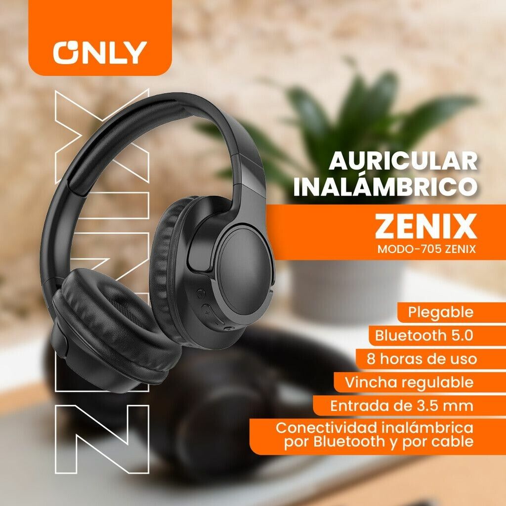 AURICULAR BT MODO-705 ZENIX - NEGRO AURICULAR BT MODO-705 ZENIX - NEGRO - Imagen 4
