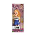 MUÑECA MINI FASHION GIRL 3776-9 - ZUMO - PELIRROJA