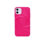 TPU MOD605 TEXTURA CORAZON - IPH 15 PRO - XAEA - ROSA PASTEL