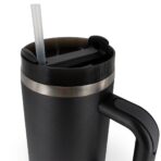 VASO TERMICO 40 OZ DE ESTILO NEGRO 1.3 L NEGRO - Imagen 2